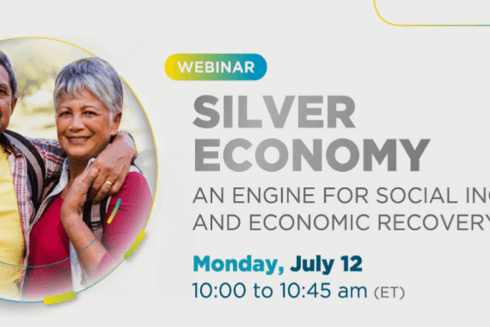 Silver economy banner