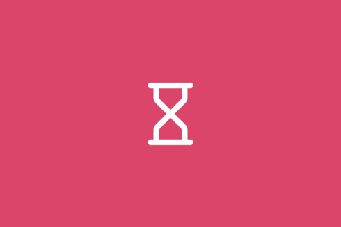 Icon of hourglass